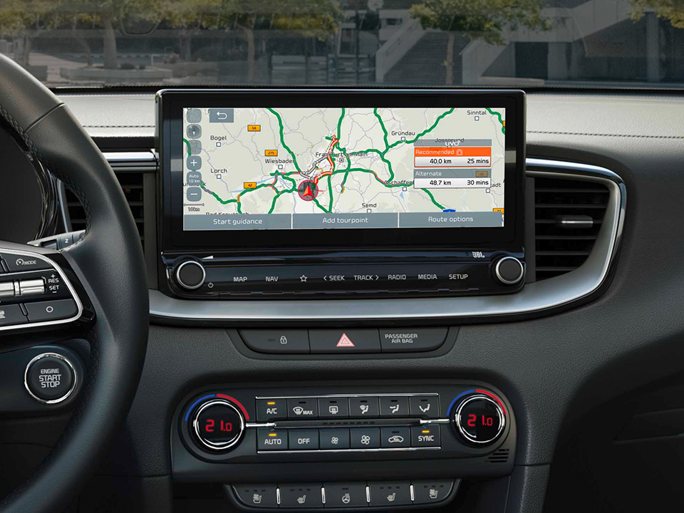 Kia ProCeed  10.25" touchscreen navigation